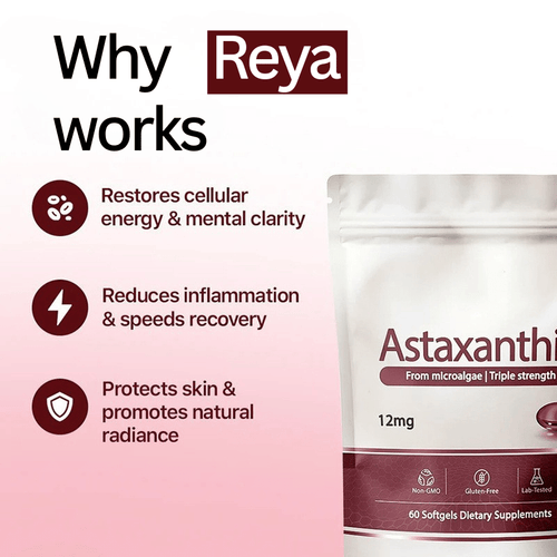 Reya Organics Astaxanthin — benefits overview